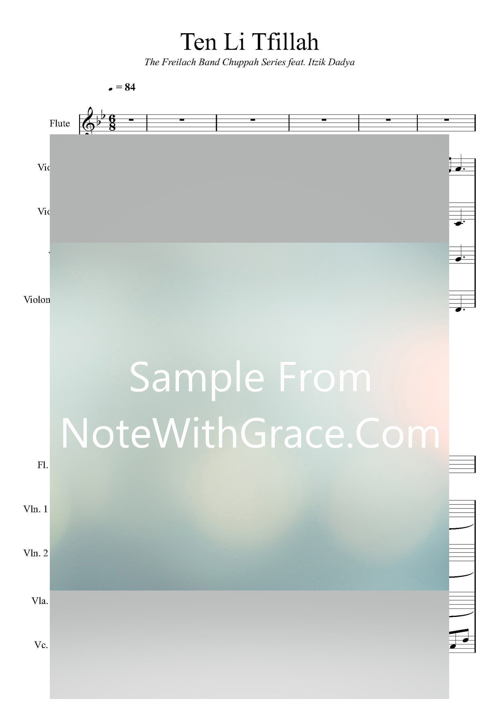 שמואל - תן לי תפילה | Shmuel - Give Me One Prayer Lead Sheet Album: Single Released 2022-Sheet music-NoteWithGrace.com